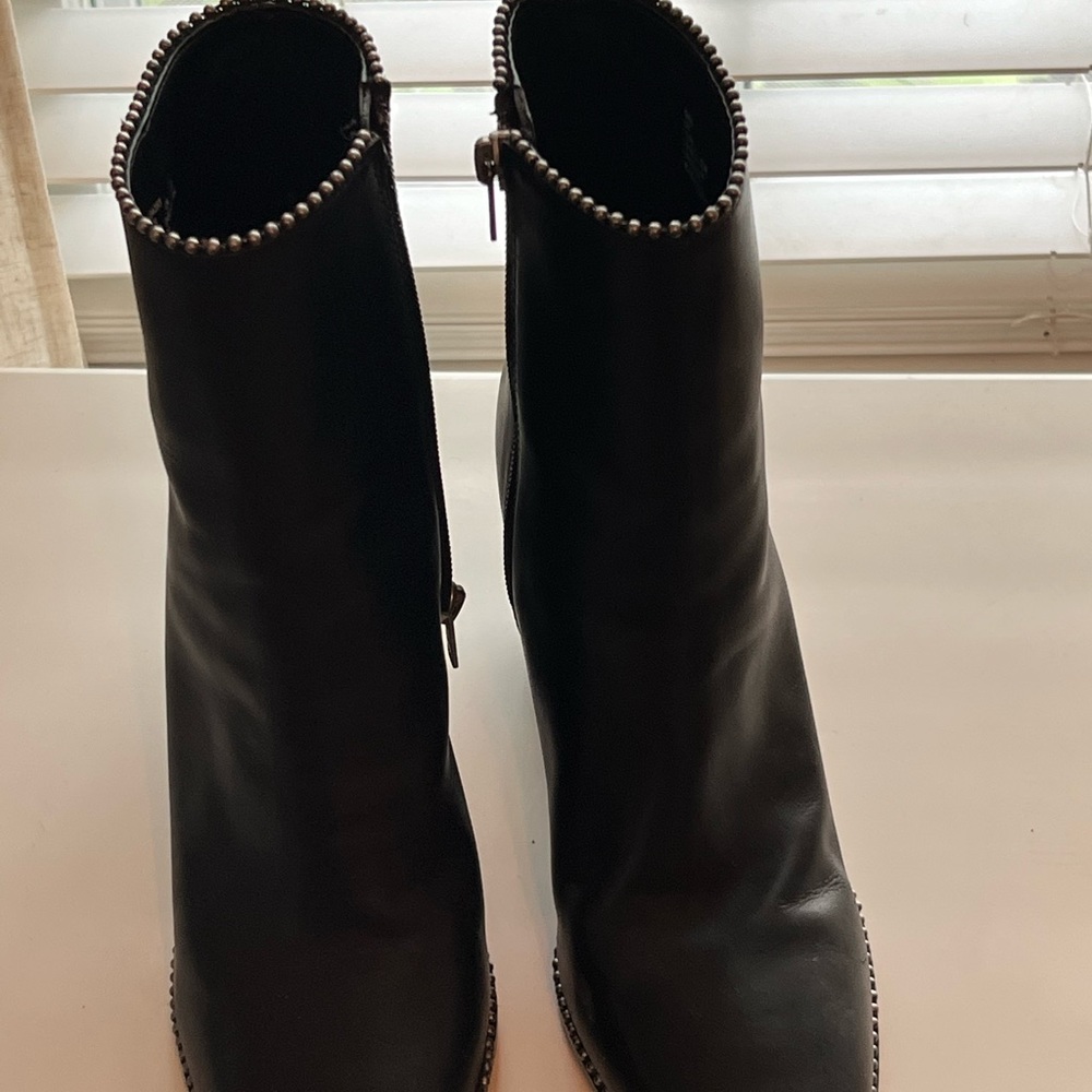 Coach  Drea  Leather Ankle boots Black